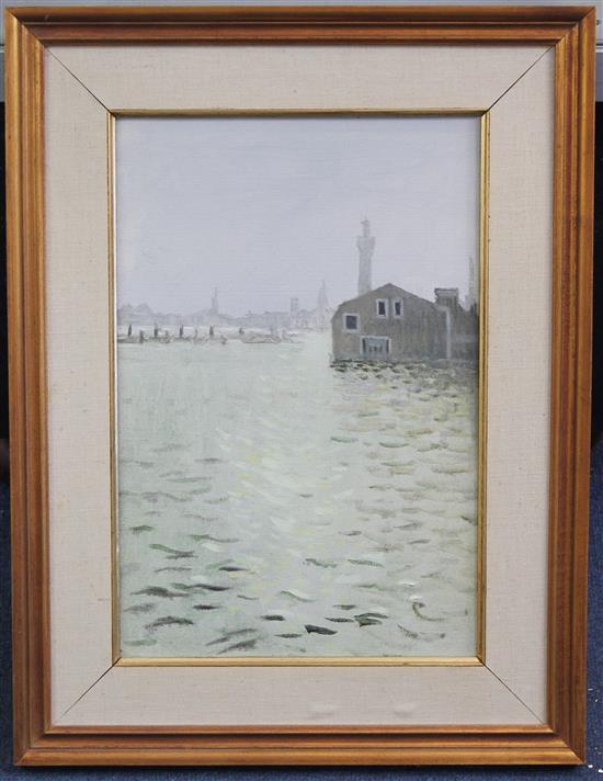 Leonid Berman (1896-1976) Province Town, Cape Cod, 14.5 x 9.5in.
